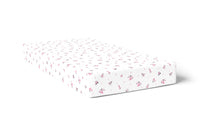 1 x RAW Customer Returns TWC Fitted cot sheet 120x60x15 cm mattress not included Pure organic cotton Super soft, absorbent and breathable twill fabric for newborns - Pink Bear 1 and 2 - RRP €30.46