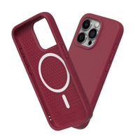 1 x RAW Customer Returns RhinoShield Case Compatible with iPhone 15 Pro MAX SolidSuit Compatible with MagSafe - Case with Shock Absorption Technology - Impact resistant over 3.5 meters - Wine Red - RRP €45.37