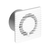 1 x RAW Customer Returns Virone bathroom fan 100mm wall mounting, silent operation with timer  - RRP €26.6