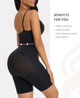 1 x RAW Customer Returns FeelinGirl Shapewear for Women Seamless Full Body Body Shaper Tummy Control Thigh Slimmer Overbust Tummy Control Butt Lifter Shaping Bodysuits Black XL XXL - RRP €32.69