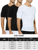 1 x RAW Customer Returns Casey Kevin Men s Compression Undershirt Body Shaper 3 Piece Shirt Men s T-Shirt Flat Stomach Tank Top Sports Fitness Quick Drying Vest Top Men s Shaping Slimming Tank - RRP €34.43