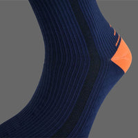 1 x RAW Customer Returns VERJARI Waterproof and breathable functional socks for men and women For outdoor sports such as cycling, hiking, running, golf Extra thin made of merino wool Long - blue - RRP €65.99