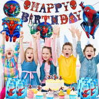 3 x Brand New Spiderman birthday decorations, 41 pieces children s birthday decoration hero balloons, superhero birthday decoration, foil balloons Avengers party decorations, children s birthday party balloon decoration - RRP €33.27