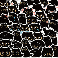 1 x RAW Customer Returns Cute Cat Stickers for Laptop 40 PCS ,Gift for Kids Teens Adults Boys,Waterproof Kawaii Animal Stickers for Water Bottles,Vinyl Stickers for Scrapbook,Skateboard,Car - RRP €7.04