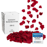 1 x RAW Customer Returns Mia Milano Red Dried Rose Petals I 150 g Real Rose Petals Ideal as a Wedding Decoration - Preserved Petals Stable for 3 Years Romantic gift for women with rose scent - RRP €39.9