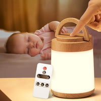 1 x RAW Customer Returns One Fire Bedside Lamp Touch Dimmable, 10 Colors 8 Brightness Night Light Children, Rechargeable Night Light Battery, Night Lamp Children s Room Baby Room with Remote Control - RRP €17.99