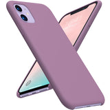 11 x Brand New ACRONIX liquid silicone case, compatible with iPhone 11 6.1 inches silicone mobile phone case, ultra thin soft microfiber lining, shockproof for iPhone 11 6.1 inches silicone case, purple lilac - RRP €137.94