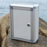 1 x RAW Customer Returns STOBOK Wall Mailbox Postbox with Lock Suggestion Box Postbox for Office School Hospital Hotel Customer Center - RRP €22.98