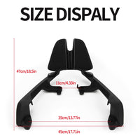 1 x RAW Customer Returns Motorcycle Backrest Sissy Bar Passenger Seat Backrest for X-ADV 750 Forza 750 NC 750 2021 2022 2023 2024 PSLER Freely Detachable Back Cushion Motorcycle Accessories - RRP €297.88