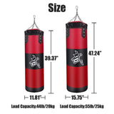 1 x RAW Customer Returns Prorobust Heavy Punching Bag for Adults Teenagers Children Unfilled Punching Bag Set with Boxing Gloves, Wraps, Chain, Ceiling Hook for MMA, Kickboxing, Muay Thai, Karate, Taekwondo - RRP €40.33