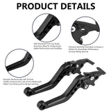 1 x RAW Customer Returns Keenso Motorcycle Brake Lever, 1 Pair Motorcycle Brake Handle Aluminum Brake Lever Clutch Lever Double Disc For Most Motorcycles, Scooters, Electric Bicycles Black  - RRP €20.89