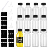 3 x Brand New DASIAUTOEM 12pcs 60ml Glass Bottles with Lids, Empty Bottles for Filling with Funnel Labels Round Boston Sample Bottles for Essential Oils, Ginger Shot, Liqueur, Kitchen Spices - RRP €77.01