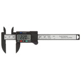 1 x RAW Customer Returns Candeon Digital Caliper - Convenient 100mm Plastic Electronic Caliper with Large LCD Screen Without Battery  - RRP €20.4