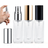 5 x Brand New FESSOSKO 3 Pack Portable Mini Perfume Atomizer for On the Go, Practical Perfume Bottler 5ML, Empty Atomizer Spray Bottle Made of Glass for Travel Holidays Transparent  - RRP €35.2