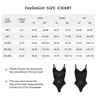 1 x RAW Customer Returns FeelinGirl Shapewear Women s Body Tummy Control Seamless Bodysuit V-Neck Shaping Sringbody Overbust Seamless Bodyshape with Adjustable Straps Black M L - RRP €33.99