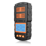 1 x RAW Customer Returns CHNADKS Portable Gas Detector, Rechargeable 4 Gas Monitor EX H2S CO O2 with Digital LCD Display, Sound Light Vibration Alarm, Personal 4-in-1 Gas Meter, Gas Tester Analyzer - RRP €129.99