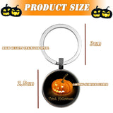 2 x Brand New SUNSK Halloween Keychain Pumpkin Keychain Metal Pendant Halloween Horror Keyring Halloween Lanyard Keyring for Halloween Pack of 12 - RRP €55.2