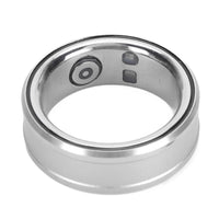 1 x RAW Customer Returns Smart Health Ring, Smart Ring Health Tracker BT 5.1 NFC Sleep Body Temperature Monitoring Pedometer IP68, Sleep Quality Tracker for Birthday Gifts Silver  - RRP €38.65