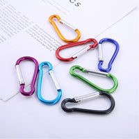 13 x Brand New Carabiner made of aluminum spring backpack closures spring snap hook keychain carabiner for outdoor, camping, hiking, traveling, fishing, backpack random color 16 pieces - RRP €113.88