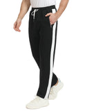 1 x RAW Customer Returns JustSun jogging pants men s training pants sports pants men s long cotton leisure pants men s joggers zipper pockets black L - RRP €33.26