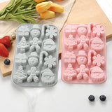 14 x Brand New YGCHEN Silicone Mold Christmas Baking Mold Silicone Chocolate Molds DIY Christmas Mold 3D Cake Baking Mold Santa Claus Christmas Tree Silicone Molds Christmas Decoration - RRP €285.6