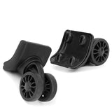 1 x RAW Customer Returns Volein Suitcase Replacement Wheels 2 Pair Black Suitcase Wheels Swivel Wheels Luggage Wheels with 4 Screw Holes V149-B,2 Pair  - RRP €29.69