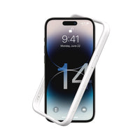 1 x RAW Customer Returns RhinoShield Bumper Case compatible with iPhone 14 Pro CrashGuard NX - Shock-absorbing protective case in a slim design - 3.5 meter drop protection - White - RRP €27.99