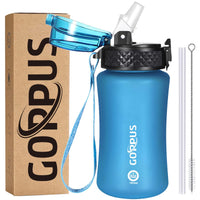 1 x RAW Customer Returns GOPPUS 350ml 12oz Children s Water Bottle with Straw Water Bottle for Carbonated Drinks BPA-free Children s Drinking Bottles with Time Marking for Girls Leak-proof Bottle Kids Water Bottle - RRP €12.99