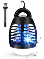 2 x RAW Customer Returns BroElec Insect Killer Electric Camping Lamp Mosquito Trap 2-in-1, Portable LED Camping Lantern with 3 Brightness Levels IP66 Waterproof USB Rechargeable Non-Toxic for Camping Outdoor Garden - RRP €40.82