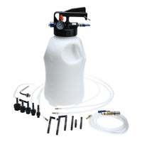 1 x RAW Customer Returns FreeTec 10L Oil and Fluid Extractor with 14 ATF Adapters Kit - RRP €109.95