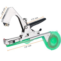 1 x RAW Customer Returns Plant tying machine, tying pliers for plants, tape pliers, tape tool, hand tying machine for viticulture, cucumbers, fruit, vegetables, agriculture, garden tying machine with 1 box of staples and 12 rolls of tape - RRP €29.75