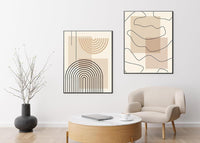 1 x Brand New ZFTCN Wall Posters Set of 3, Bohemian Style Abstract Line Drawing of Woman Abstract Botanical Leaves Print, Unframed, Poster 05, 3 Pieces - 20x30cm - RRP €19.2