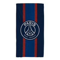 1 x RAW Customer Returns PSG Remixed Bath Towel 100 Cotton OEKO-TEX 75x150 cm Boy Print Blue - RRP €29.06