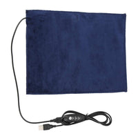 1 x Brand New 5V USB Heating Pad Adjustable Fabric Heating Element Electric for Muscle Pain Relief Seat Warm Warmer 24 x 30cm - RRP €22.8