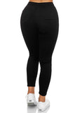 1 x RAW Customer Returns Elara Damen Jeans High Waist Slim Fit Chunkyrayan JS710 Schwarz 46 3XL  - RRP €27.18