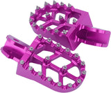 1 x RAW Customer Returns Dirt Bike Foot Pegs Motorcycle Footrests Foot Pedals Rests CNC for Sur Ron Light Bee S X Segway X260 X160 CRF150F 2003-2019 CRF230F 2003-2019 Pit Bike Purple - RRP €42.99