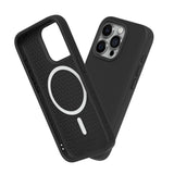 1 x RAW Customer Returns RhinoShield Case compatible with iPhone 15 Pro SolidSuit - MagSafe compatible - Shock-absorbing slim protective case with premium finish - 3.5 meter drop protection - Black - RRP €45.06