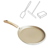 1 x RAW Customer Returns Crepes pan pancake pan induction pancake pan pancake frying pan pot pan crepe non-stick coating for pancakes crepes omelettes pancakes carbon steel 20 cm - RRP €27.99