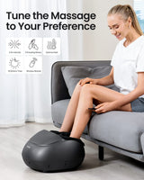 1 x RAW Customer Returns RENPHO foot massager, Shiatsu foot massage with heat function, kneading, rolling and air compression, revitalizes tired feet, up to shoe size 47, foot warmer. - RRP €149.99