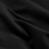 1 x RAW Customer Returns WAVVE bed linen 200x200 3 pieces black - duvet cover 200 x 200 set with pillowcases 80x80 cm, bed linen sets 2x2m made of microfiber with zipper soft and iron-free - RRP €20.4