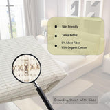 1 x RAW Customer Returns RIQINXIN grounding mat with grounding connection cable 153 x 203 cm breathable grounding bed sheet silver fiber health grounding bed sheet with grounding product for better sleep beige - RRP €66.4