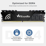 1 x RAW Customer Returns DDR4 2666MHz Desktop Memory RAM 32GB Kit 2x16GB CL19 U-DIMM Wlizedle PC Computer Memory PC4-21300 288-Pin 1.2V Non-ECC Unbuffered 2Rx8 Upgrade Desktop Memory for Home Computer, Black - RRP €72.6