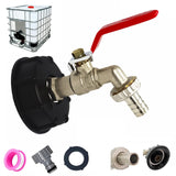 1 x RAW Customer Returns IBC Tank Accessories 1 2 Brass IBC Tank Adapter Container Accessories Water Tank 1000L IBC Adapter IBC Valve For S60x6 Garden Hose Water Tank Hose Connector Replacement For IBC Rainwater Tanks - RRP €13.99