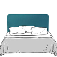 1 x RAW Customer Returns Lydevo Bed Headboard Covers Bed Headboard Cover Stretch Stretchy Bed Headboard Soft Dustproof Jacquard Headboard Protective Cover Protector Headboard Cover for Padded Headboard 180cm-200cm, Emerald Green - RRP €25.59