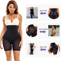 1 x RAW Customer Returns Gotoly Women s Shapewear Panty Shapewear High Waist Tummy Control Butt Lifter Lingerie Shapewear Panty Bodysuit Reducer Body Shaper for Women Black, 2XL  - RRP €25.99