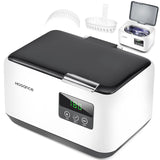 1 x RAW Customer Returns Ultrasonic Cleaner, Hogance 48000Hz Ultrasonic Jewelry Cleaner 600ML with Digital Timer 4 Cleaning Modes, Ultrasonic Glasses Cleaner for Dentures, Rings, Watch, Coins, Razors - RRP €40.99