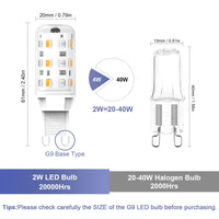 1 x RAW Customer Returns Smart G9 LED lamps RGBW, AC 230V continuously dimmable with remote control, 4 modes 13 colors, brightness adjustable 1 -100 , remote control G9 intelligent LED light bulb, pack of 2 - RRP €20.16