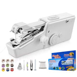 1 x RAW Customer Returns Handheld Sewing Machine, Mini Portable Sewing Machine, Hand Cordless Sewing Tool for Home Quick Repairing and Stitch Handicrafts - RRP €16.04