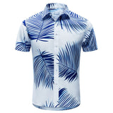 1 x RAW Customer Returns JKLPOLQ Men s Hawaiian Shirt Floral Casual Short Sleeve Summer Shirts Hawaii Beach Print Shirt for Vacation White,L  - RRP €21.78