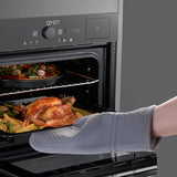 16 x Brand New LENAOBEN Heat Resistant and Non-Slip Silicone Oven Mitts Set, Soft Cotton Lining, Waterproof with Non-Slip Soft Cooking Gloves for Baking and Grilling, BPA Free, 11.5 IN, Gray - RRP €326.4